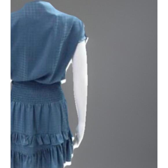 Heartloom Womens Turquoise Blue Mini Dress Cap Sleeve Size Small - Picture 9 of 9